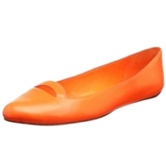 Orange Kate Spade Saturday Flats Sz 6.5 - Picture 1 of 2